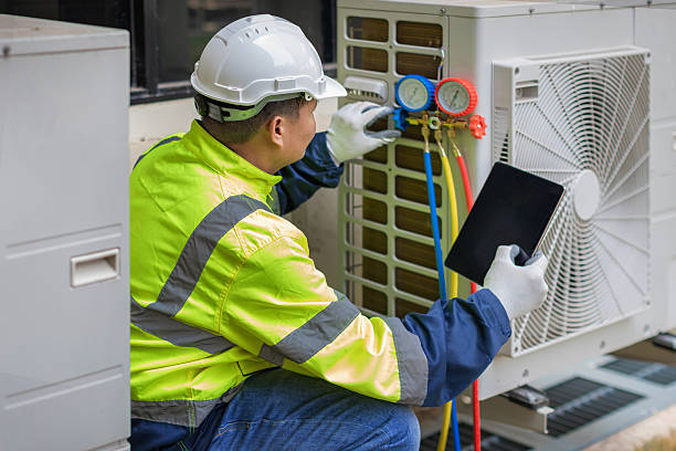 Professional Hvac technician working in Denton, KS